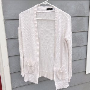 White cardigan